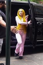 ICE SPICE Arrives at Empire State Building in New York 07/25/2024