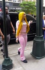 ICE SPICE Arrives at Empire State Building in New York 07/25/2024
