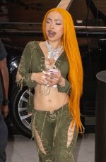 ICE SPICE Out Shopping at Hudson Yards in New York 07/26/2024