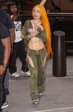 ICE SPICE Out Shopping at Hudson Yards in New York 07/26/2024
