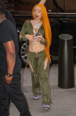 ICE SPICE Out Shopping at Hudson Yards in New York 07/26/2024
