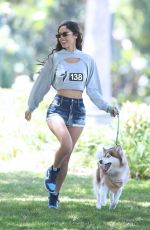 INES TROCCHIA Out with Her Dog at a Park in Beverly Hills 07/15/2024