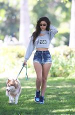 INES TROCCHIA Out with Her Dog at a Park in Beverly Hills 07/15/2024