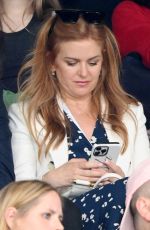 ISLA FISHER at Wimbledon Tennis Championships in London 07/08/2024