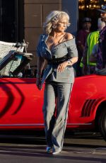 JAMIE LEE CURTIS on the Set of Freaky Friday 2 in Los Angeles 07/19/2024