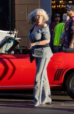 JAMIE LEE CURTIS on the Set of Freaky Friday 2 in Los Angeles 07/19/2024