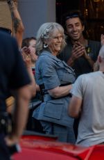 JAMIE LEE CURTIS on the Set of Freaky Friday 2 in Los Angeles 07/19/2024