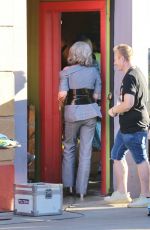 JAMIE LEE CURTIS on the Set of Freaky Friday 2 in Los Angeles 07/19/2024