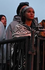 JANELLE MONAE and MARY MCCARTNEY Watching SZA Live at Glastonbury 06/30/2024