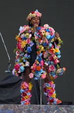 JANELLE MONAE Performs at Stadio Olimpico di Roma at Opening Show of Coldplay