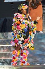 JANELLE MONAE Performs at Stadio Olimpico di Roma at Opening Show of Coldplay