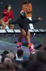 JANELLE MONAE Performs at Stadio Olimpico di Roma at Opening Show of Coldplay