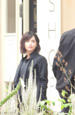 JENNA COLEMAN Filming Scenes in Chesterfield 07/25/2024