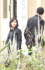 JENNA COLEMAN Filming Scenes in Chesterfield 07/25/2024