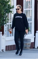 JENNIFER GARNER Enjoys an Iced Tea on a Morning Walk with a Friend in Los Angeles 07/26/2024