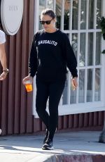 JENNIFER GARNER Enjoys an Iced Tea on a Morning Walk with a Friend in Los Angeles 07/26/2024