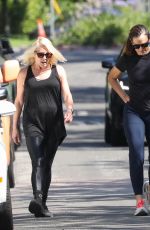 JENNIFER GARNER Out for Morning Walk with a Friend in Brentwood 07/24/2024