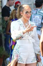 JENNIFER LOPEZ at Lunch with Her Friends and Family in The Hamptons 07/21/2024
