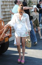 JENNIFER LOPEZ at Lunch with Her Friends and Family in The Hamptons 07/21/2024