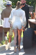 JENNIFER LOPEZ at Lunch with Her Friends and Family in The Hamptons 07/21/2024