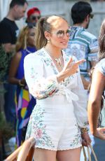 JENNIFER LOPEZ at Lunch with Her Friends and Family in The Hamptons 07/21/2024