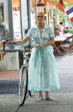 JENNIFER LOPEZ Bikes with Son and Lunches at Pierre