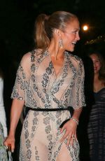 JENNIFER LOPEZ Celebrates Her 55th Birthday with Dinner at Nick & Toni