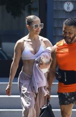 JENNIFER LOPEZ Leaves Equinox Gym in Bridgehampton in New York 07/18/2024