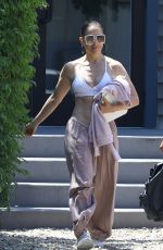 JENNIFER LOPEZ Leaves Equinox Gym in Bridgehampton in New York 07/18/2024