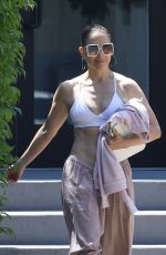 JENNIFER LOPEZ Leaves Equinox Gym in Bridgehampton in New York 07/18/2024