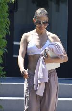 JENNIFER LOPEZ Leaves Equinox Gym in Bridgehampton in New York 07/18/2024