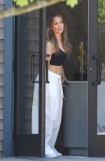 JENNIFER LOPEZ Leaves Equinox Gym in New York 07/19/2024