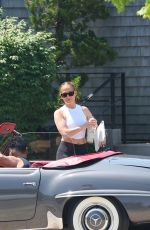 JENNIFER LOPEZ Leaves Equinox Gym in The Hamptons 07/14/2024