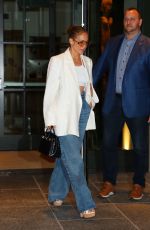 JENNIFER LOPEZ Leaves the Crosby Street Hotel in New York 07/25/2024