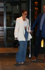 JENNIFER LOPEZ Leaves the Crosby Street Hotel in New York 07/25/2024