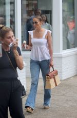 JENNIFER LOPEZ Out for Ice Cream in The Hamptons in New York 07/13/2024