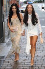 JESS WHITE Arrives at Habibi Manchester with Friends 07/20/2024
