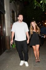 JESS WHITE, HARRIET BLACKMORE and SAMANTHA KENNY Leaves Aqua Kyoto Restaurant in London 07/19/2024