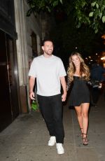 JESS WHITE, HARRIET BLACKMORE and SAMANTHA KENNY Leaves Aqua Kyoto Restaurant in London 07/19/2024