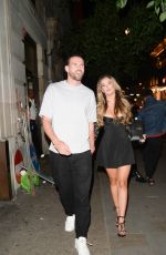 JESS WHITE, HARRIET BLACKMORE and SAMANTHA KENNY Leaves Aqua Kyoto Restaurant in London 07/19/2024