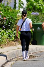 JESSICA ALBA Out Hikinig with a Friend in Beverly Hills Neighborhood 07/01/2024