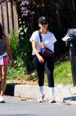 JESSICA ALBA Out Hikinig with a Friend in Beverly Hills Neighborhood 07/01/2024