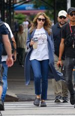 JESSICA BIEL After Filming Scenes for The Better Sister in New York 07/12/2024