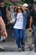 JESSICA BIEL After Filming Scenes for The Better Sister in New York 07/12/2024