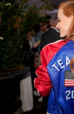 JESSICA CHASTAIN at Ralph Lauren Team USA Celebration in Paris 07/27/2024