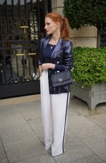 JESSICA CHASTIAN Out and About in Paris 07/26/2024