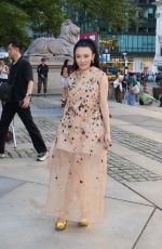 JESSICA WANG Arrives at Marc Jacobs Fashion Show in New York 07/01/2024