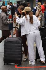 JESSICA WHITE and EMMA MILTON Arrives at Manchester Piccadilly 07/14/2024