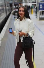 JESSICA WHITE and EMMA MILTON Arrives at Manchester Piccadilly 07/14/2024