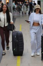 JESSICA WHITE and EMMA MILTON Arrives at Manchester Piccadilly 07/14/2024